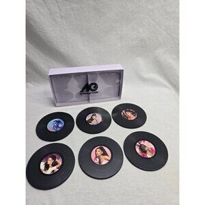 Ariana Grande Fragrances Gift Set Of Drink COASTERS Vinyl Record Print